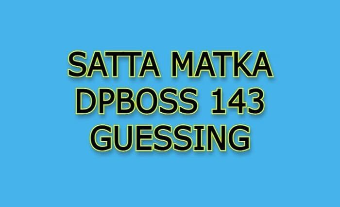 Dpboss Matka 143