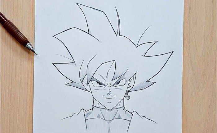 goku black drawing